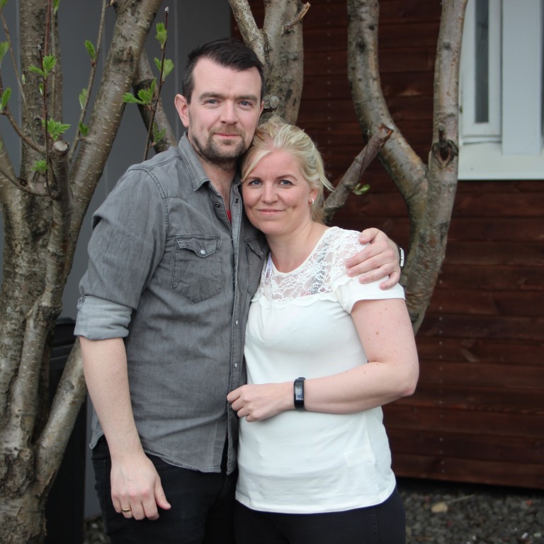 Jón Ólafur Sigurjónsson og Hugrún Sif Hallgrímsson á Skagaströnd eru í opnuviðtali. Mynd: KSe