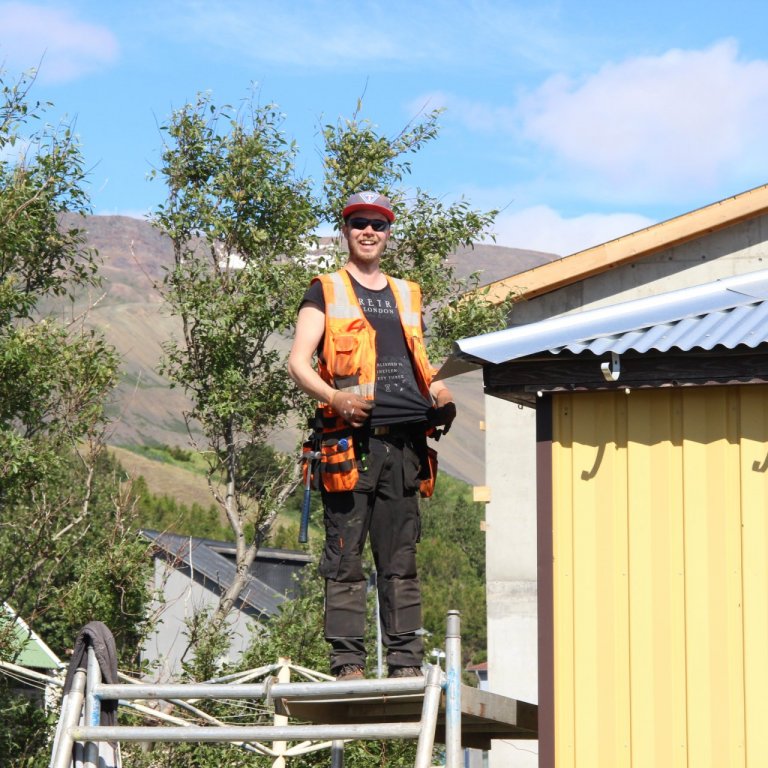 Jón Gestur smiður, trommari og snillingur. Mynd: SMH