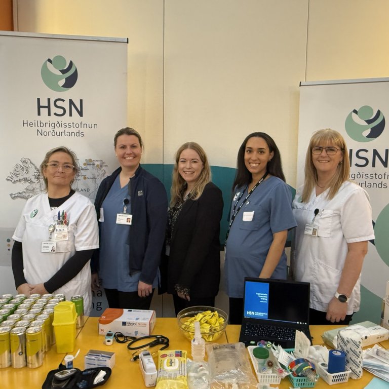 HSN með flotta fulltrúa. MYND GG