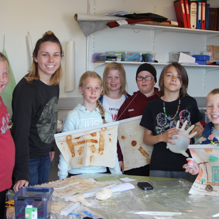 Inga Birna og börnin/Mynd: BG