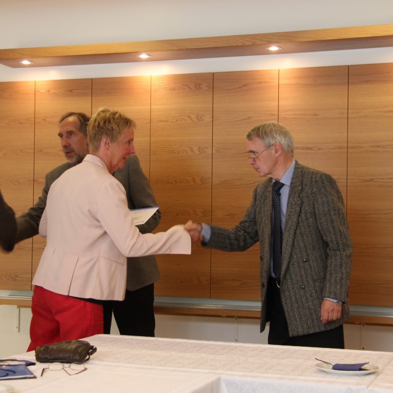 Stefanía Fjóla Finnbogadóttir og Guðmundur Magnússon hlutu styrk til uppbyggingar á gamla bænum á Þorljótsstöðum í Vesturdal í Skagafirði./Ljósmynd BG