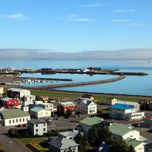 Hafnarsvæðið á Sauðárkróki. Mynd:FE