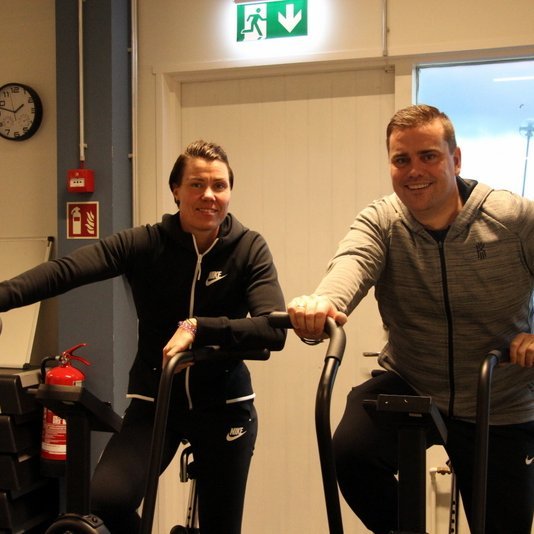 Guðrún Helga Tryggvadóttir og Guðjón Örn Jóhannsson, umsjónarmenn áskorunarinnar. Mynd:FE