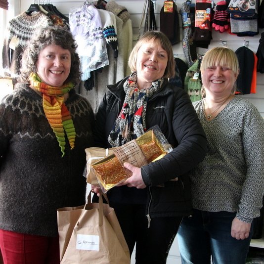 Frá REKO afhendingu á Blönduósi síðasta vetur.