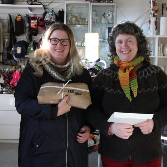 Frá REKO afhendingu á Blönduósi síðasta vetur.