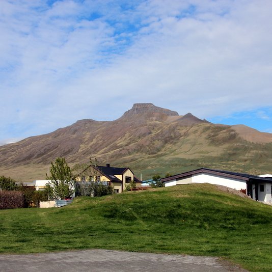 Vinsælt er að ganga á Spákonufell við Skagaströnd. Mynd:FE