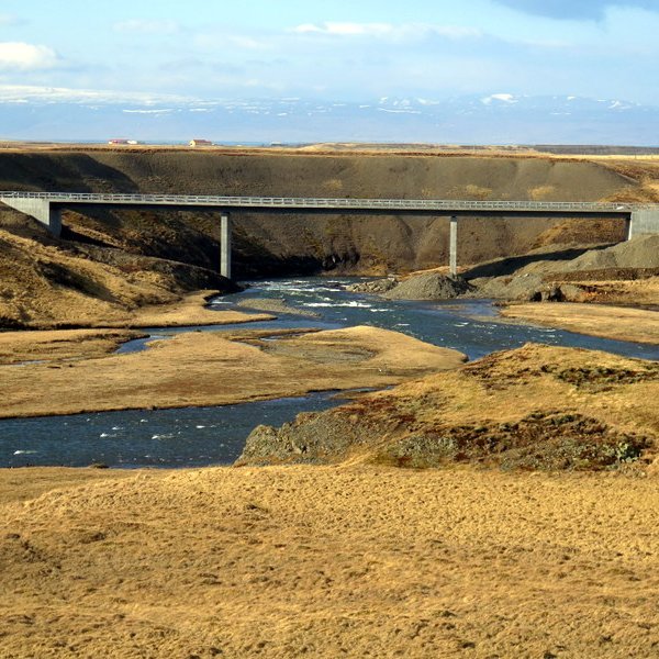 Meðganga brúar á Laxá í Refasveit - Myndasyrpa