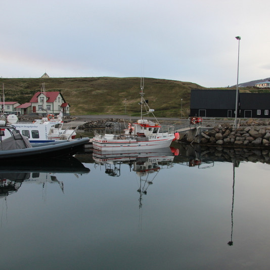 Við höfnina á Hofsósi. Mynd:FE