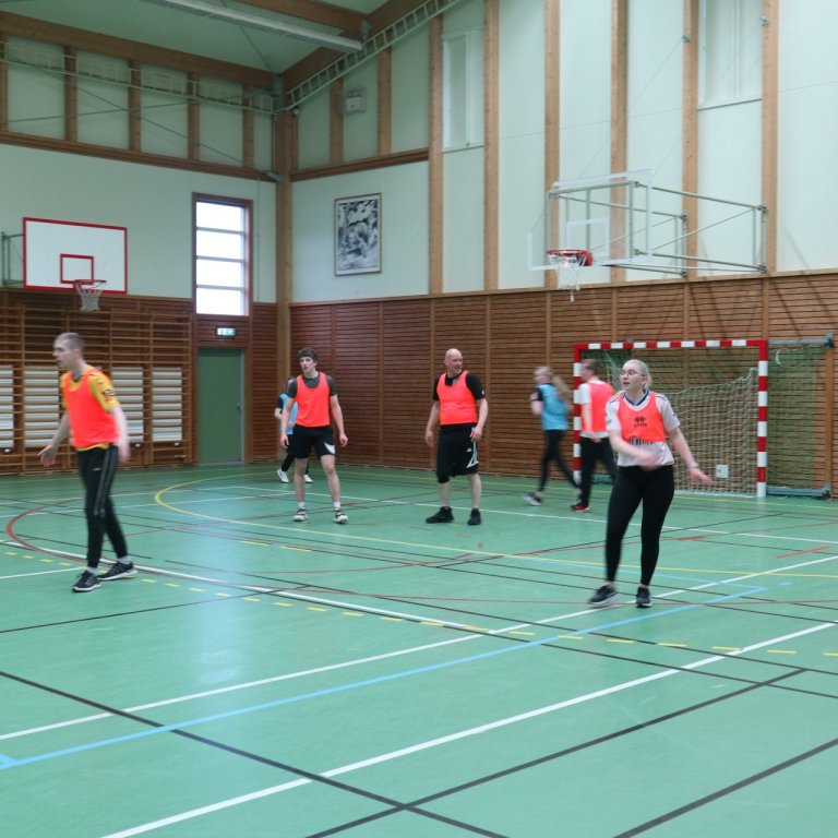 Það var ekkert gefið eftir í boltanum.MYND GG