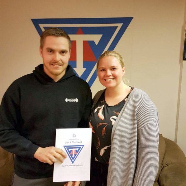 Guðmundur og Íris munu vinna að því að koma starfi unglingaráðs af stað. Mynd af tindatoll.is