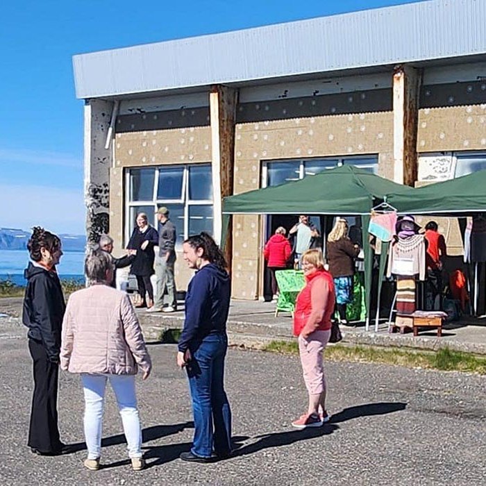 Það var margt að skoða á opnunarhátíðinni. MYND AF FB ÍSPONICA