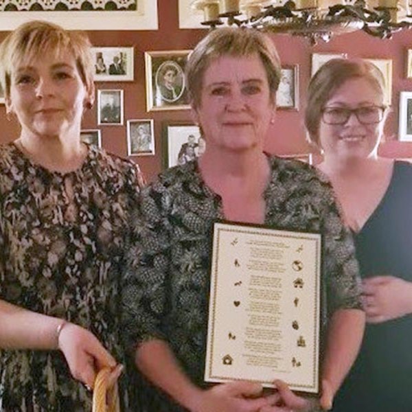 Frá kveðjuhófina. AÐSEND MYND Á HÚNA.IS