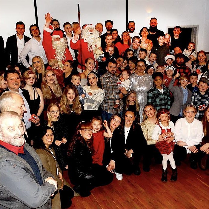 Fjölmenni á jólaballi í Ketilási 2022. MYND: HALLDÓR GUNNAR