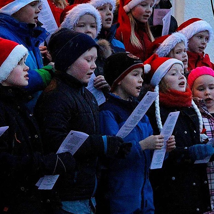 Jólast á Kirkjutorginu 2015. NYND: ÓAB