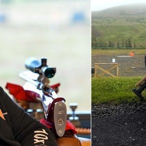 Jón B. Kristjánsson og Snjólaug M. Jónsdóttir sköruðu fram úr hjá Skotfélaginu Markviss á árinu 2019. Aðsendar myndir.