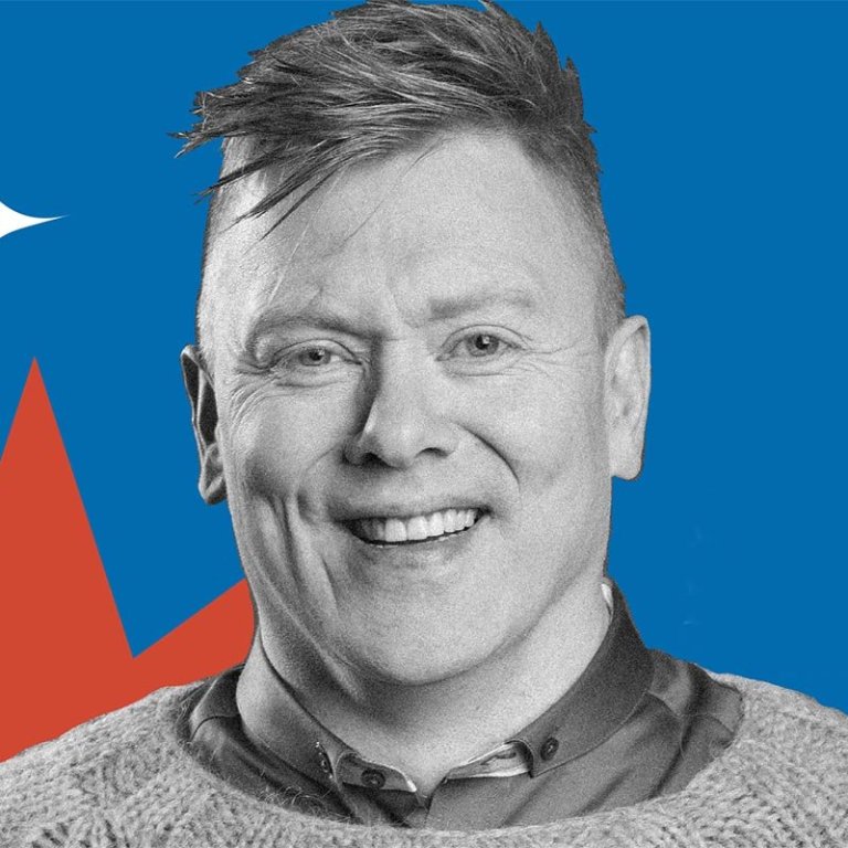 Jón Gnarr. MYND AF NETI