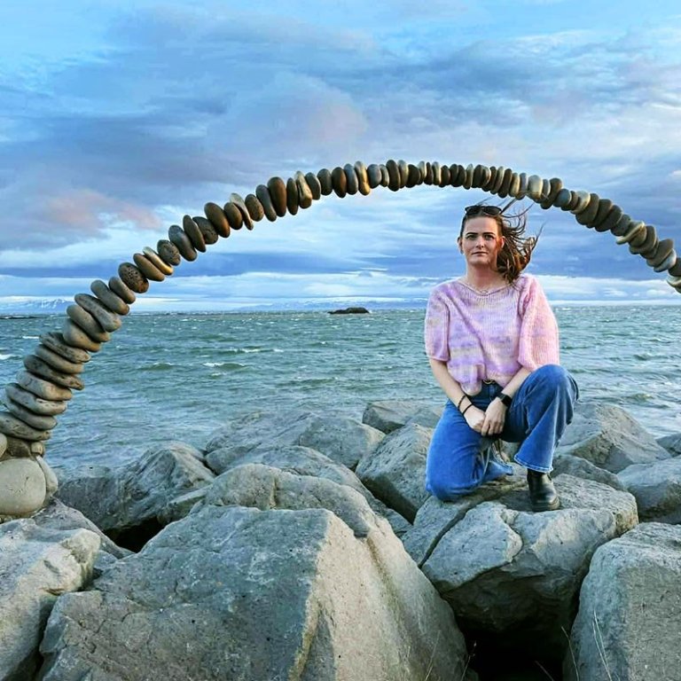 Vigdís Elva á Skagaströnd. AÐSEND MTBD