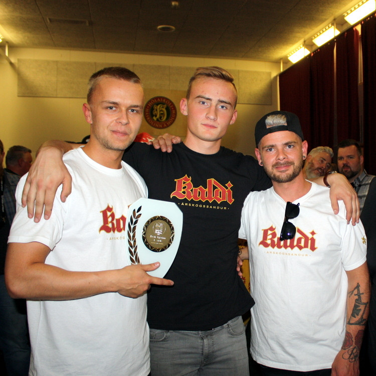Að þessu sinni var það Bruggsmiðjan Kaldi sem átti besta bjórinn. Mynd: GBE.