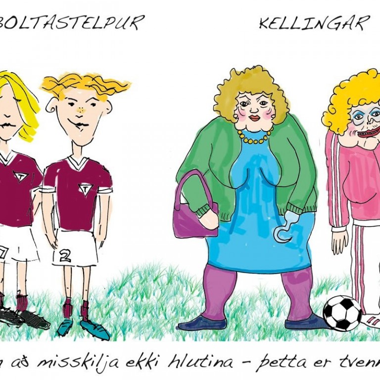 Það eru engar kellingar í kvennaboltanum