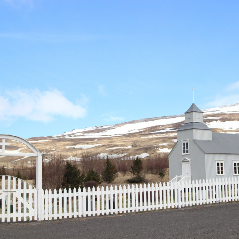 Kirkjuhvammskirkja við Hvammstanga. Mynd: KSE