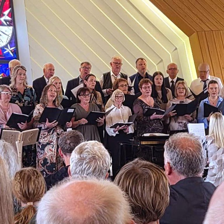 Frá tónleikunum í Hólaneskirkju. MYND AF SKAGASTRÖND.IS