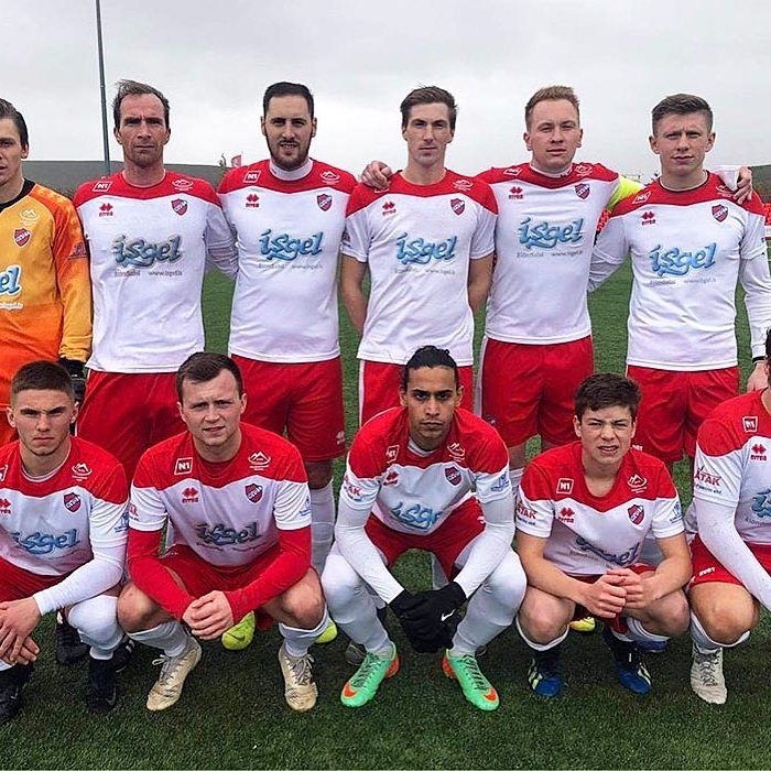 Leikmenn Kormáks/Hvatar til í slaginn. MYND AF FB