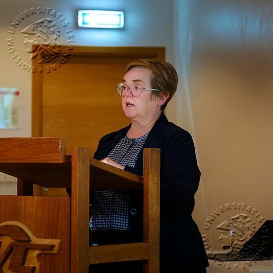 Silja Bára Ómarsdóttir rektor HÍ ávarpaði málþingið. Mynd: Kristján Ingvarsson.