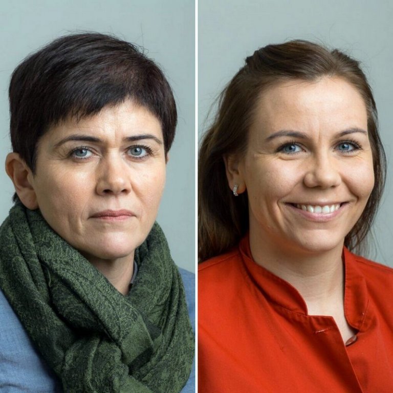 Kristrún Snjólfsdóttir og Elín Árdís Björnsdóttir. Mynd: hsn.is