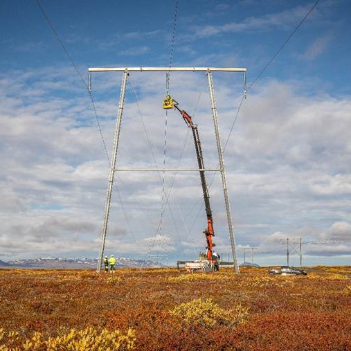 Myndin tengist fréttinni ekki beint. Mynd: Af vef Landsnets.