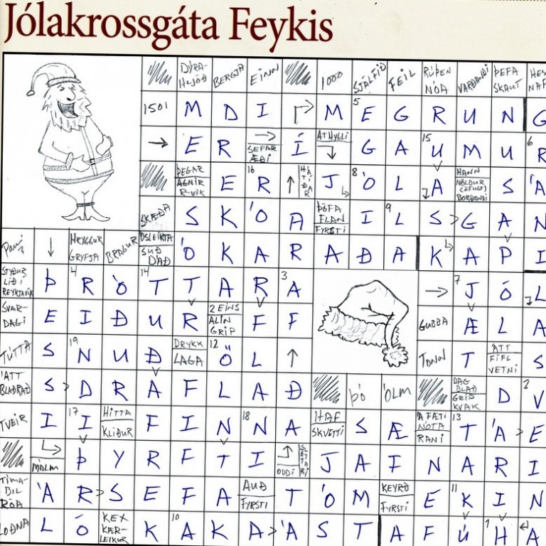 Jólakrossgátan - Hvar er jólakötturinn