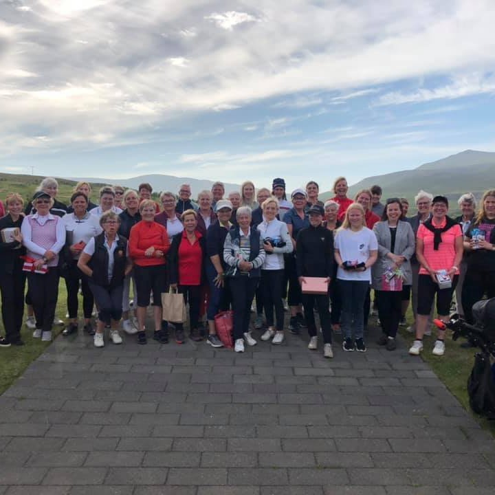 Góð þátttaka var á mótinu. Mynd: Sigríður Svavarsdóttir.