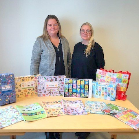 Þórdís Hauksdóttir fræðslustjóri og Sigrún Líndal ráðgjafi. Mynd af felahun.is.