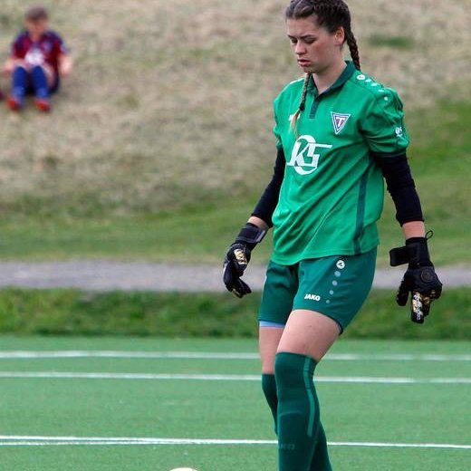 Lauren í leik með Tindastól í sumar. MYND: ÓAB