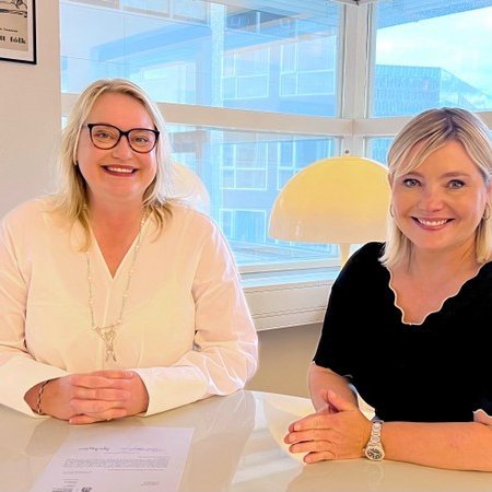 Harpa Þórsdóttir þjóðminjavörður og Lilja Dögg Alfreðsdóttir menningar- og viðskiptaráðherra. Aðsend mynd.