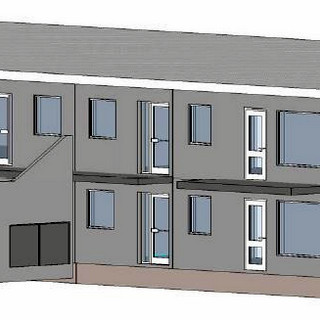 Fyrirhugað útlit húsanna sem rísa munu í Laugatúni. Mynd: skagafjordur.is