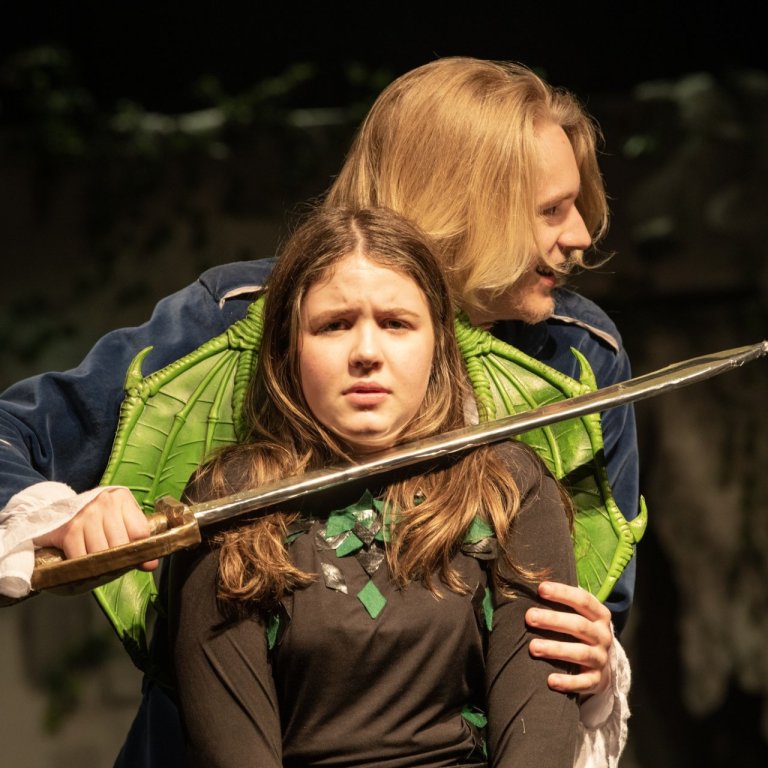 Frá uppsetingu leikfélagsins á verkinu 