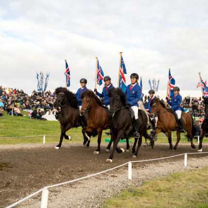 Frá Landsmóti hestamanna 2018. Mynd:Landsmóti.is