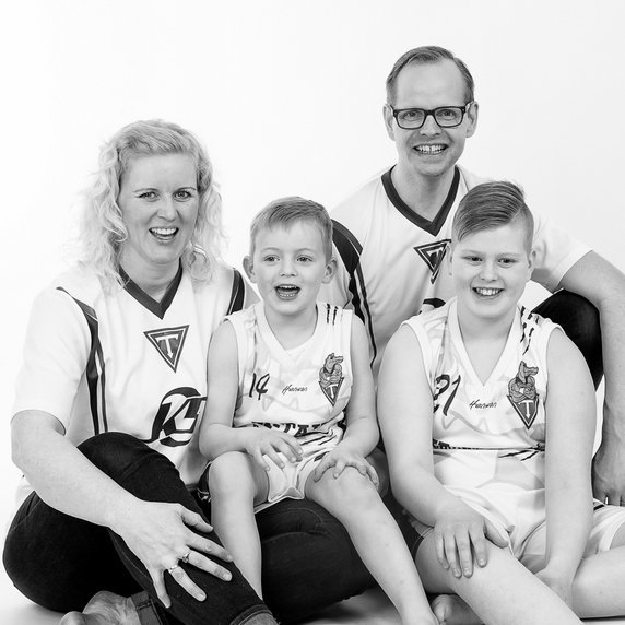 Það fer ekkert á milli mála hvert uppáhaldsliðið er í íslenska boltanum. Aðsend mynd.