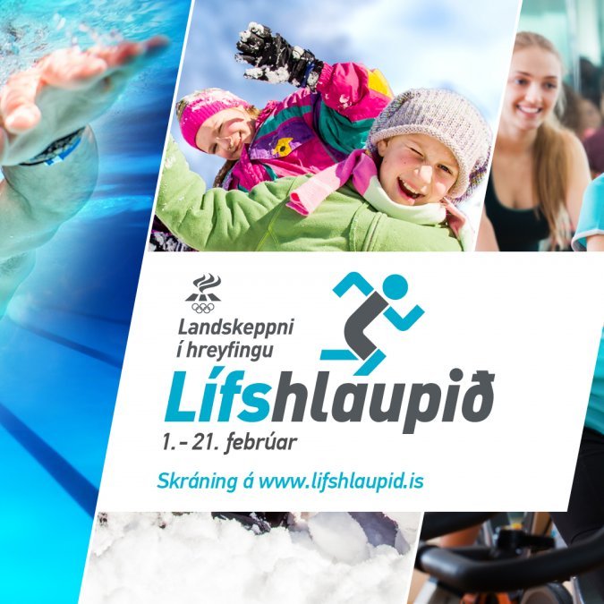 Lífshlaupið – landskeppni í hreyfingu hefst í dag