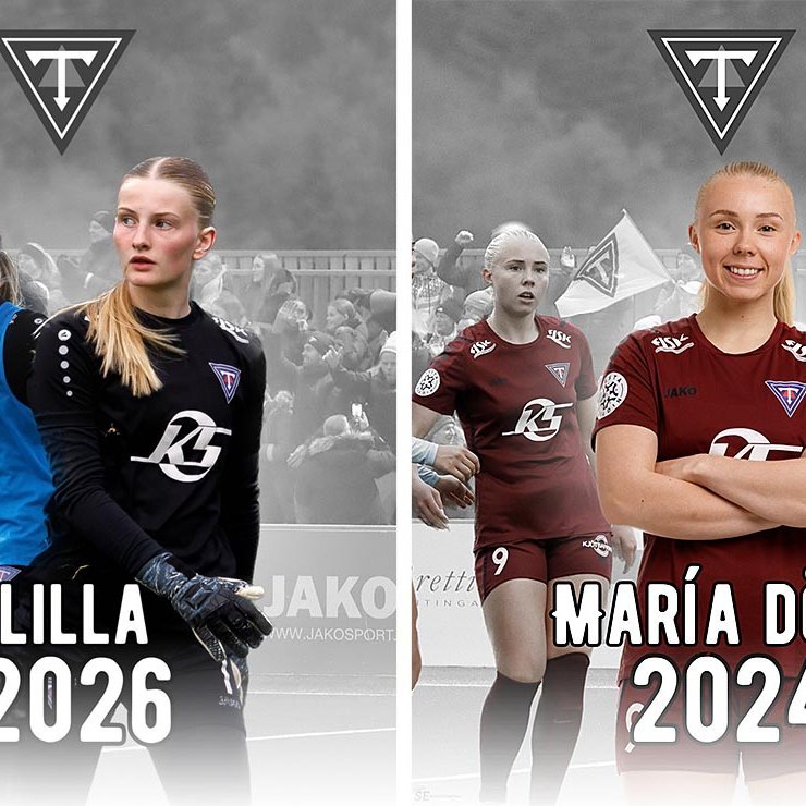 Lilla og María Dögg eru Stólastúlkur. MYND: DAVÍÐ MÁR