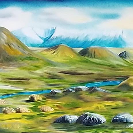 Eitt listaverkanna á sýningunni. AÐSEND MYND