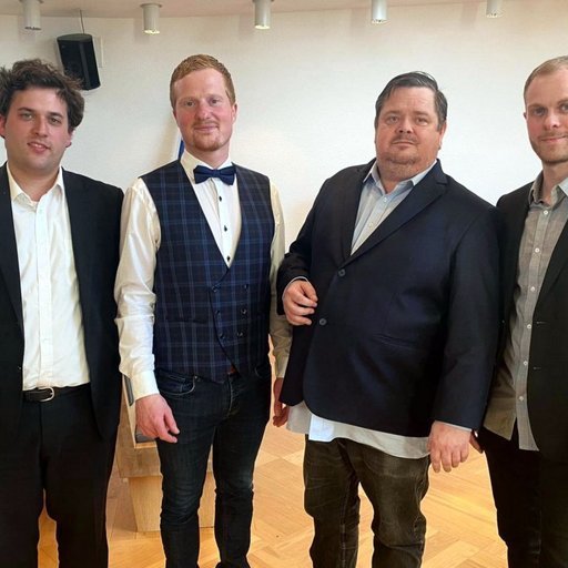 Eyþór Franzson Wechner, Elvars Logi, Ólafur Rúnarsson og Höskuldur Sveinn Björnsson. Mynd af hunathing.is.