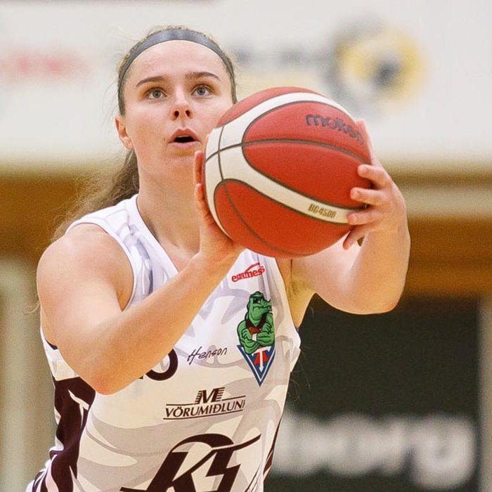 Maddie á vítalínunni fyrr í vetur. Hún tók tólf víti í gær en setti sjö niður. MYND: DAVÍÐ MÁR