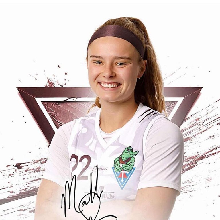 Maddie Sutton kampakát. MYND: DAVÍÐ MÁR