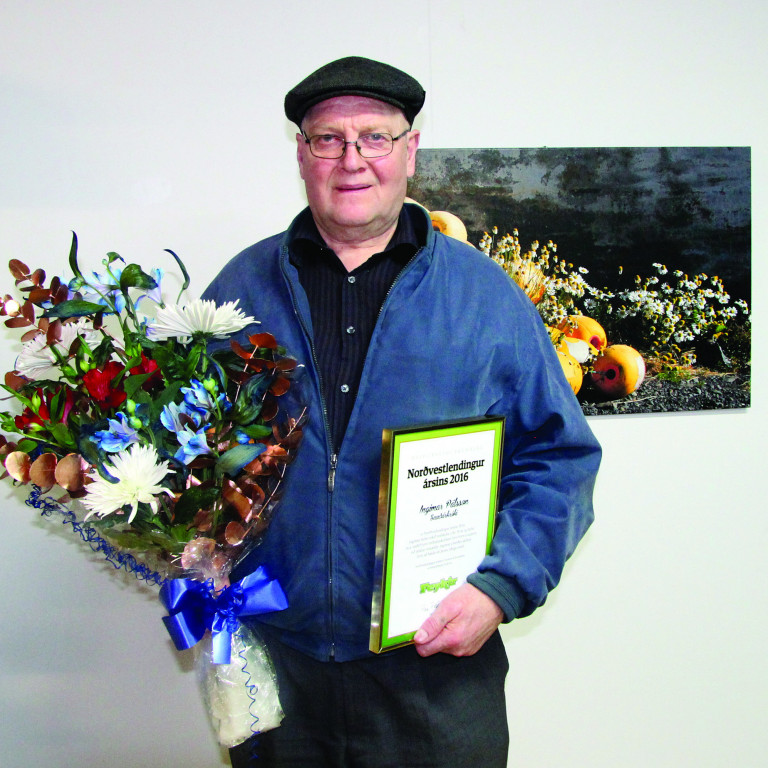 Ingimar Pálsson á Sauðárkróki er Maður ársins á Norðurlandi vestra árið 2016. Mynd: KSE