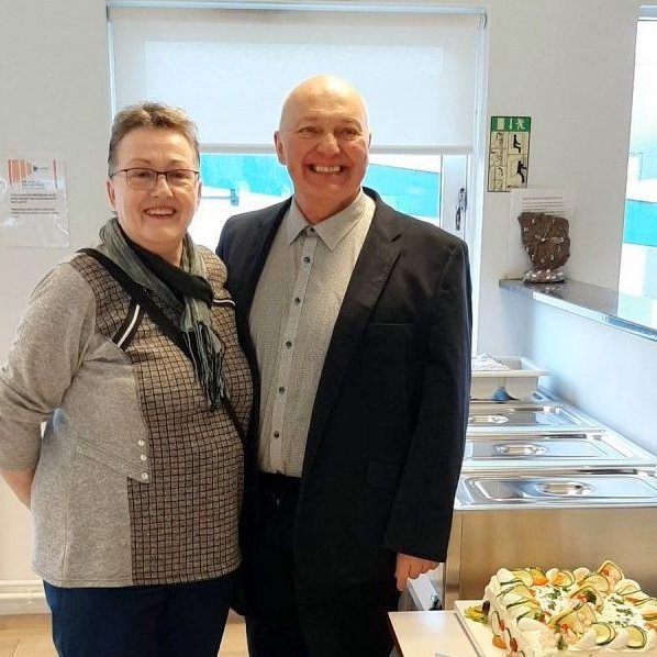 Magnús ásamt konu sinni Ástu Pálínu Ragnarsdóttur. Mynd: Fisk.is.