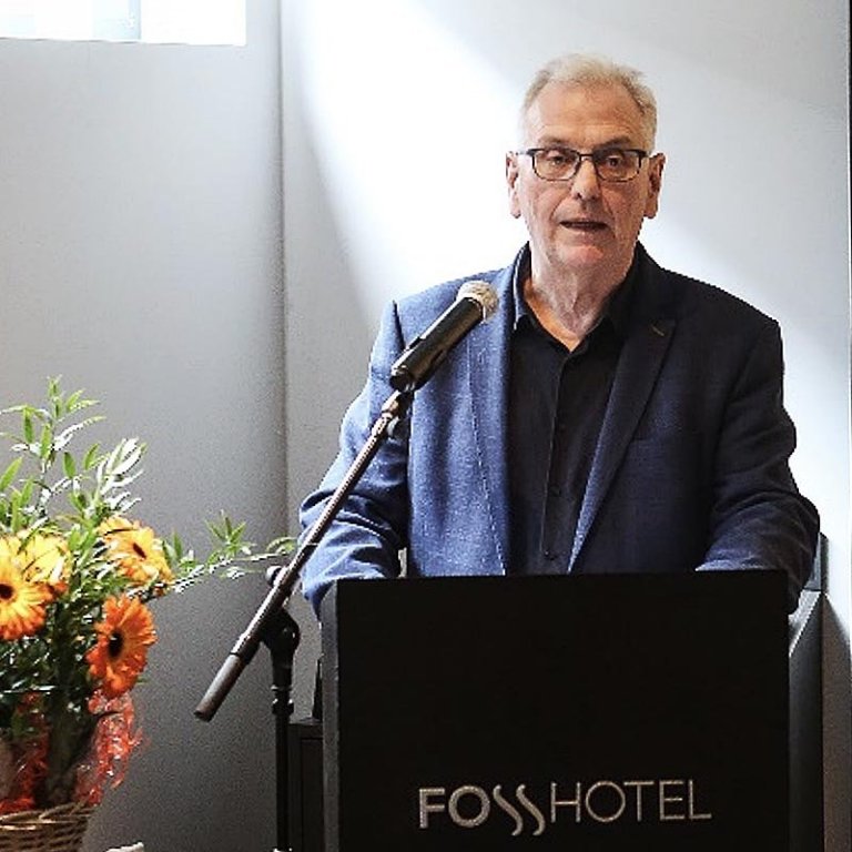 Magnús B. Jónsson heldur lokaávarp á Ársfundi Byggðastofnunar á Húsavík í maí 2023. MYND FRÁ BYGGÐASTOFNUN