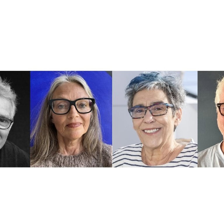Fyrirlesarar þingsins, Pétur Gunnarsson, Ingibjörg Eyþórsdóttir, Ingunn Ásdísardóttir og Guðmundur Andri Thorsson. Mynd: Aðsend.