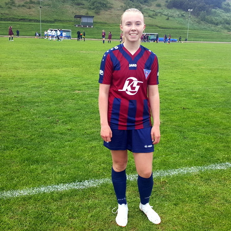 María Dögg var á skotskónum í dag og setti tvö á móti Gróttu/KR. Mynd:PF.