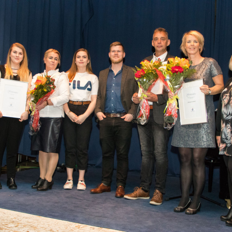 Viðurkenningahafar á uppskeruhátíð feraþjónustunnar. Mynd: northiceland.is